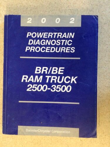 2002 Dodge RAM 2500 3500 Powertrain Diagnostic Procedures Repair Service Manual
