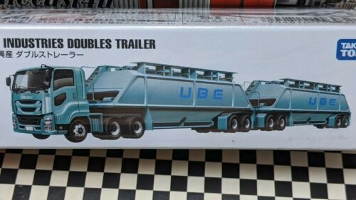 TOMICA #129 UBE INDUSTRIES DOUBLES TRAILER NEW IN BOX