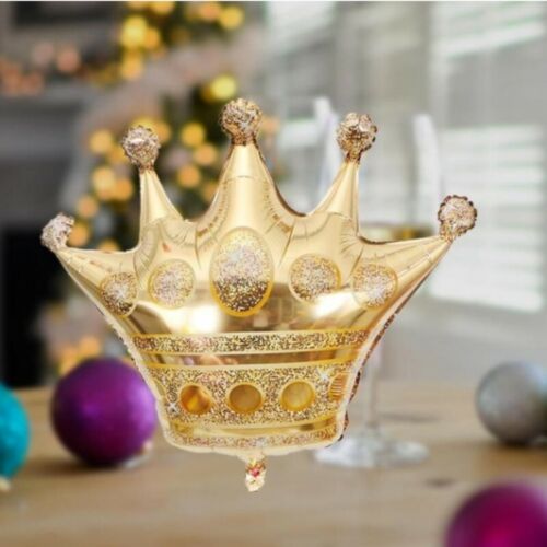 40/" Gold Crown Foil Helium Balloon Princess Birthday Party Wedding Decoration Sd