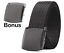 Men Belt Nickel Free Belt Nylon Adjustable Web Belt with Plastic Buckle 168