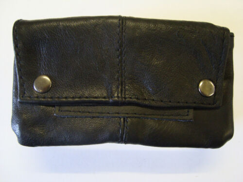 Leather Tobacco Pouch with Paper Slot