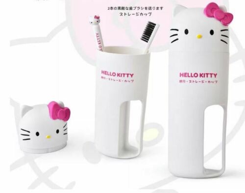 Details about   HelloKitty wash cup set soft hair toothbrush travel portable set 