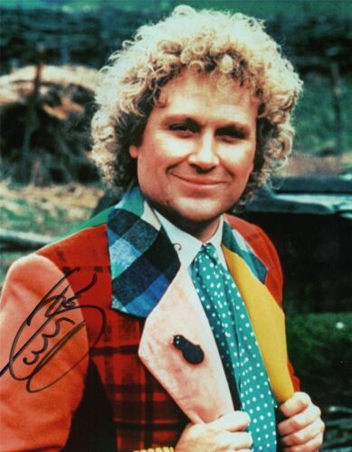 image a Colin Baker hand signed autograph - AUTHENTIC Doctor Who 