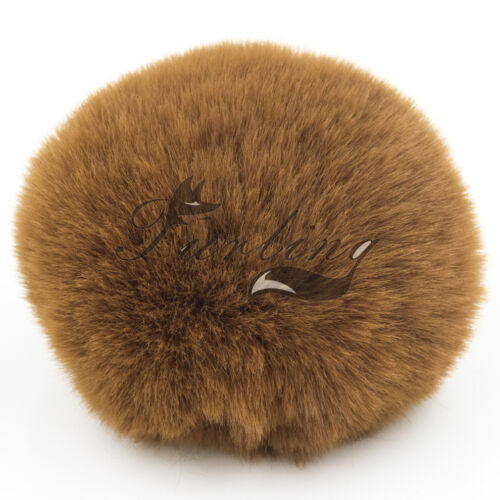 1PC 8CM muy suave imitación piel de conejo pompones bolas para de tejer sombrero accesorios de bricolaje