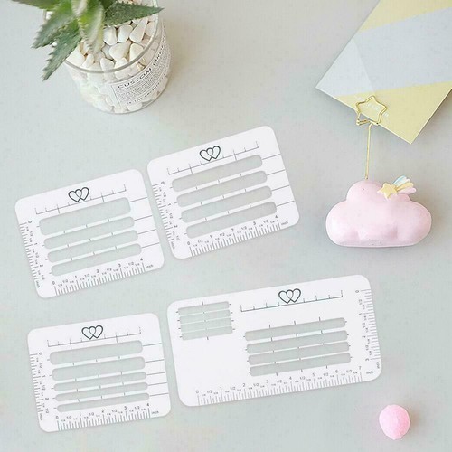 4x Envelope Addressing Craft Guide Stencil Templates Range Wide of Fits Env NEW