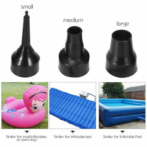 Electric Air Pump Inflator for Inflatables Camping Bed Mattress Swimming Pool