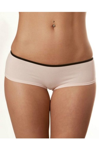 leopard Baby Phat Boyshort 2-er Set B1273 in light pink