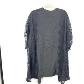Intimately Free People For Love & Lemons Women Medium Kimono Black Lace Skivvies