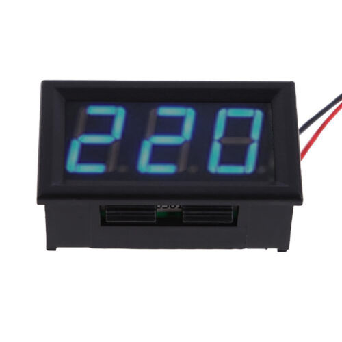 High Quality LED AC 60-500V Voltmeter Two-wire Digital Voltage Panel Meters UK