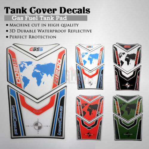 3D Gas Fuel Motorcycle Tank Protector Gas Pad Sticker For BMW R1200GS ADV