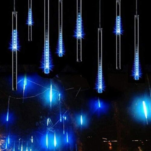 288 LED Solar Lights Meteor Shower Rain Tree String Light Garden Party Tree Dec 