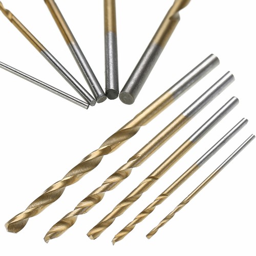 50PCS Mini Micro Round Shank Drill Bits Set Small Precision HSS Twist Drill LS