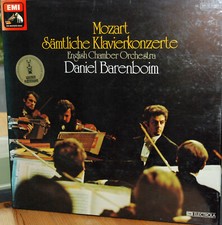 Mozart Sämtliche Klavierkonzerte/Daniel Barenboim/1975/ EMI 12 LPs Box