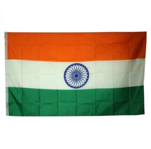 Large India Flag Indian National Cricket Fans Supporters World Cup 5 x 3 Ft New 