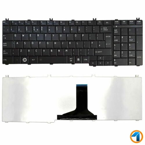 Keyboard for Toshiba Satellite C670-178 Laptop / Notebook QWERTY UK English