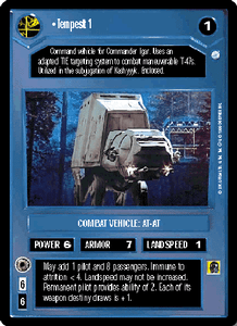 Tempest 1 ULTRA RARE FOIL Near Mint//Mint ENDOR star wars ccg swccg