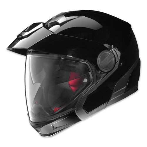 Nolan N40 Full NCOM Dual Sport Motorcycle Helmet Glossy Black