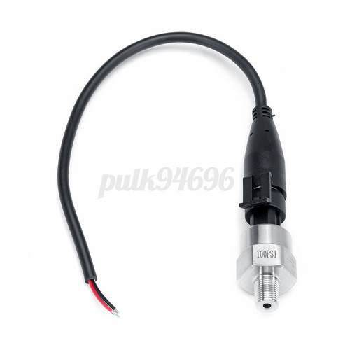 1//8/'/' NPT 5V DC 100PSI Pressure Transducer Sender Sensor For Oil Fuel Air Gas US