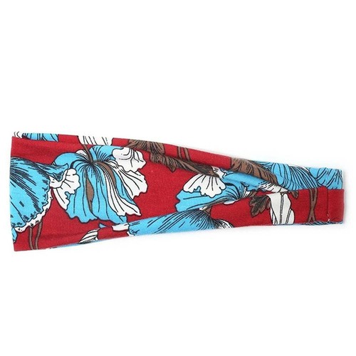 Wide Cotton Stretch Women Headband Turban Sports Yoga Knotted Hairband Wrap