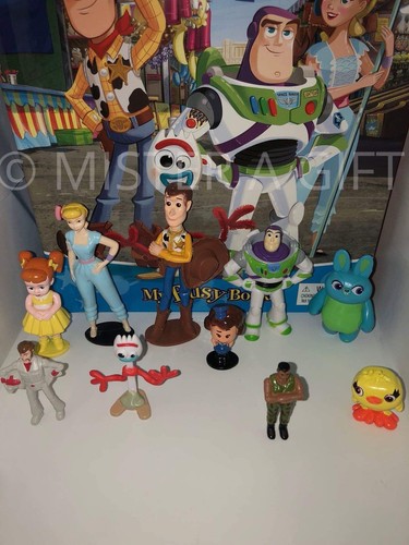 Disney Pixar Toy Story 4 BUSY BOOK STORY 10 FIGURES FREE P+P