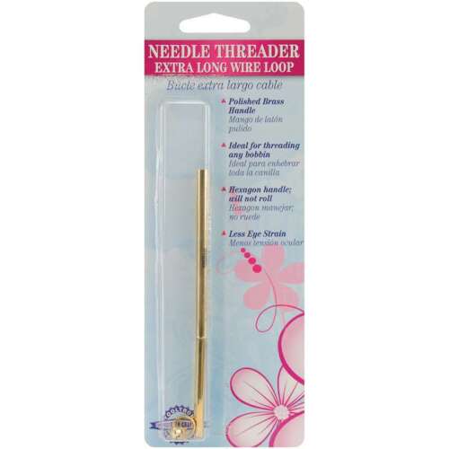 Needle Threader W/Extra Long Wire Loop   781898000593 