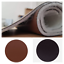 beige gris Round Heavy Duty tableau Protecteur résistant à la chaleur noir marron