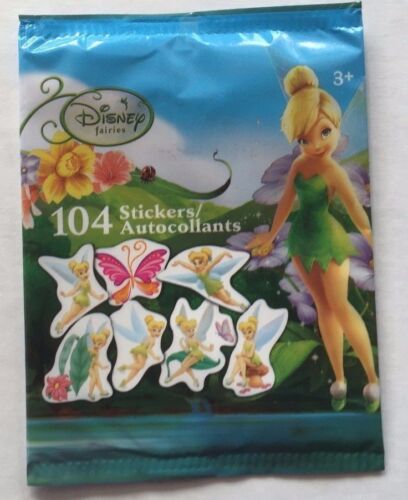 Disney Fairies Tinker Bell Mini Stickers 104 Pack Free Shipping New