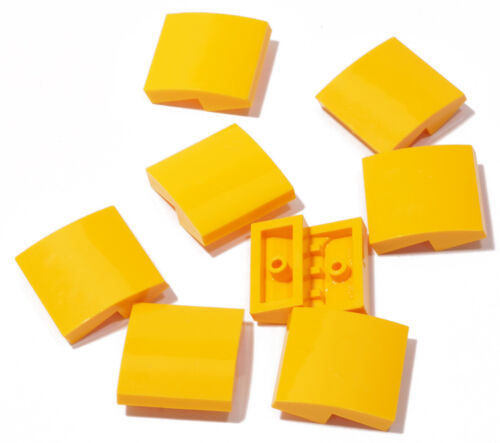Lego 8 x oblique Pierre arrondi 2x2 clair Orange/Dachstein/15068 article neuf 