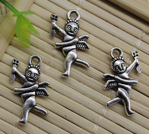 Jewelry Making Cupid Alloy Charm Pendant DIY for Bracelet Necklace 20~50pcs