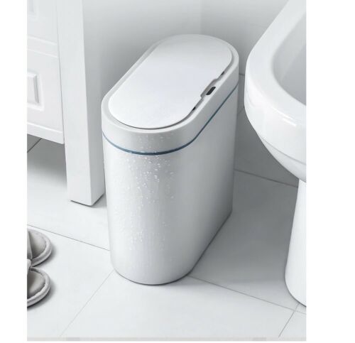 Smart Sensor Trash Can Automatic Bathroom Toilet Waterproof Narrow Seam