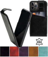 Exclusive Hülle Suncase Flip Tasche Handy Case für iPhone 11 Pro Max (6.5 Zoll)