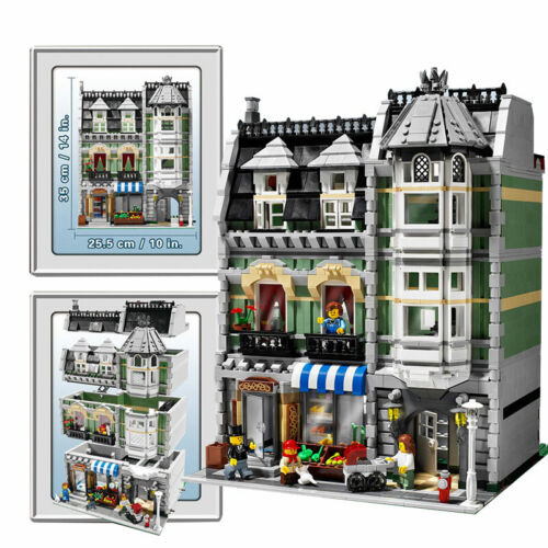 City Building Blocks Sets Creator 15008 Green Grocer Store Street Bausteine DE-L 