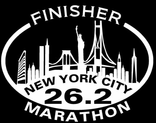 2019 any year New York City NYC Marathon SKYLINE Decal iPad,Luggage,CarWindow