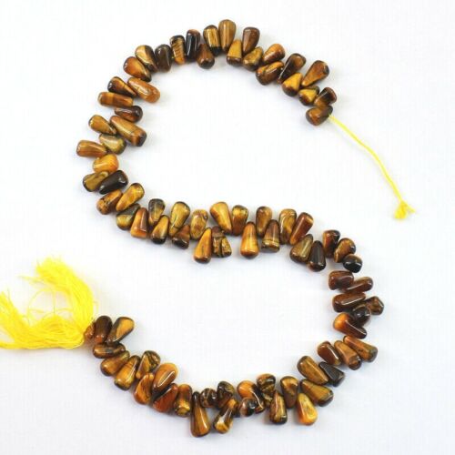 Details about   165.00 Cts 12 Inches Natural Golden Tiger Eye Drilled Beads Strand NE-90E206 