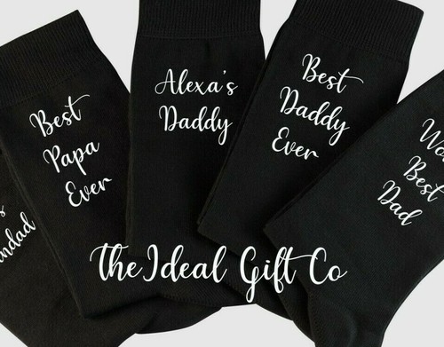 Coton Chaussettes Oncle Fête des Pères Chaussettes Personnalisé Chaussettes Cadeau Fête des Pères