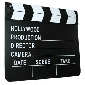 Hollywood Movie Film Director/'s Clapboard Slateboard Director/'s Prop