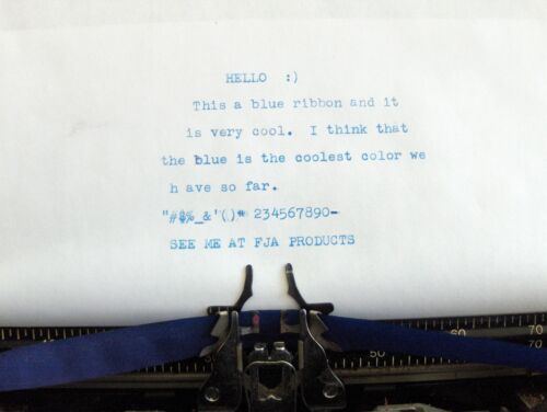 Olympia Traveller C Blue Ink Typewriter Ribbon Free Shipping