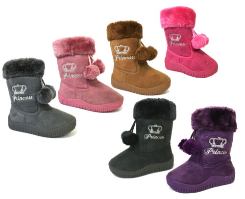 WHOLESALE LOT 36 Pairs New Girls Winter Princess Bootie Warm & Comfy-299A 