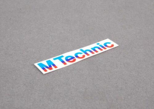 NEW OEM Genuine BMW E24 E30 M Technic Decal Sticker Label 51111919154