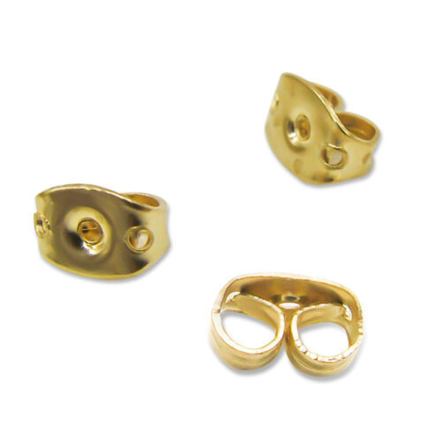 Gold Earring Back Ear Nut Earring Stopper Earring Finding Jewelry AccessorYJRU 