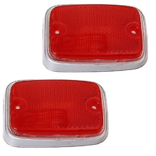 2 Rear For VW Campmobile Transporter Side Marker Light Lens RPM 211945363AFE