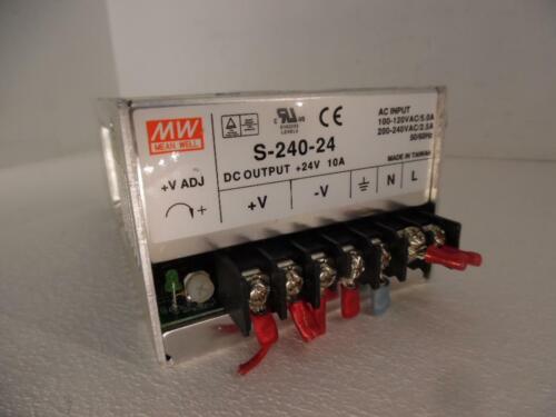Details about   MEAN WELL S-240-24 POWER SUPPLY 