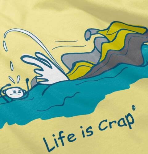 Life is Crap Jet Ski Funny Shirt Cool Gift Idea Sarcastic Classic T Shirt Tee