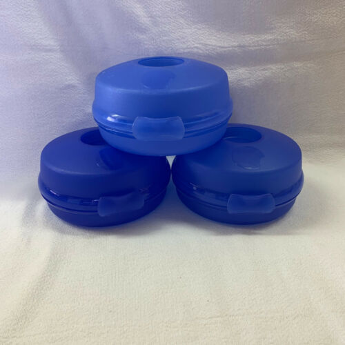 TUPPERWARE Round Sandwich Bagel Keeper with Hinged Lid #4440