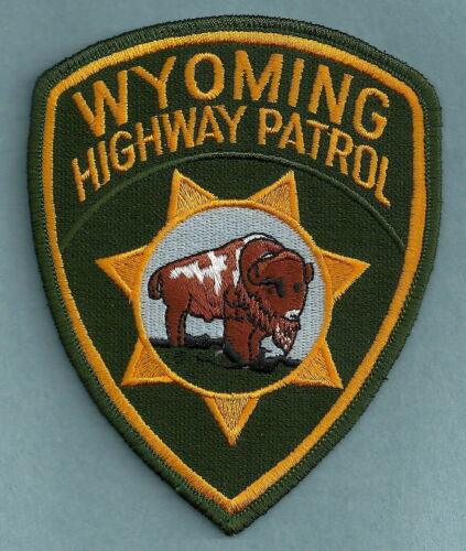WYOMING HIGHWAY PATROL POLICE PATCH 