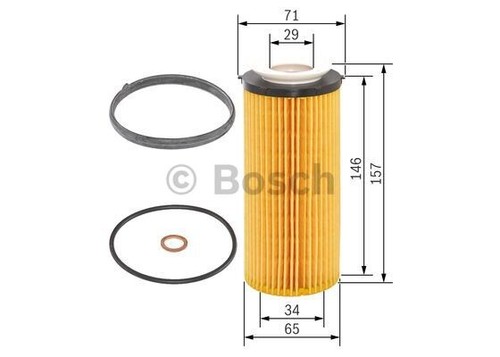 BOSCH Ölfilter F 026 407 094 Filtereinsatz für BMW E93 E92 F10 F11 E91 E90 F01