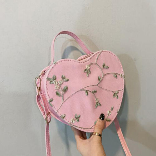 Women's Heart Shaped Wild Messenger Bag Shoulder Bag Fashion Handbag SHAN 
