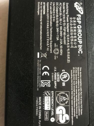 Details about  / 1PC NEW FSP 24V7.5A power adapter FSP180-AAAN1 round mouth four pin