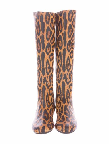6 EU 36 NIB Details about   GIUSEPPE ZANOTTI Knee-High Leopard Leather Boot 