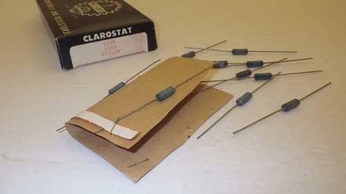 CLAROSTAT VC3D 2500 OHM QTY 10 RESISTORS NIB